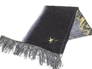 大島明　刷毛目模様　ショール